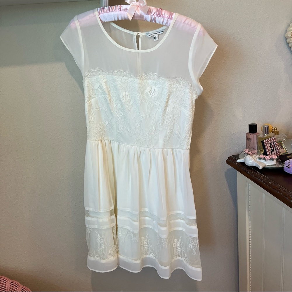 American Eagle white Lace dress